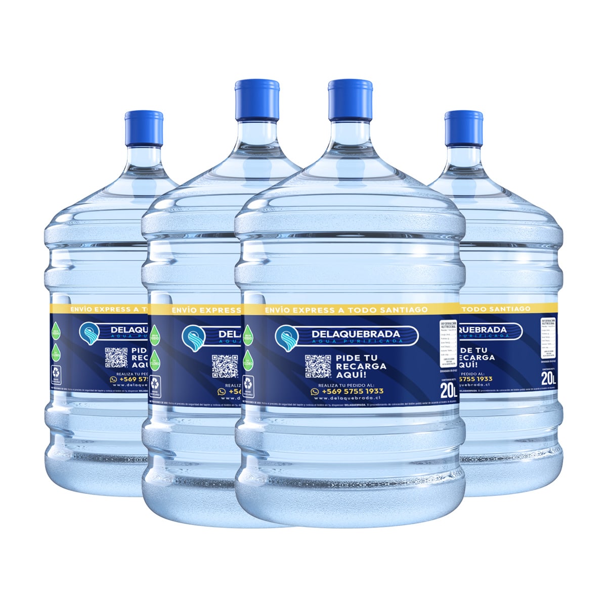 Venta de Agua a Domicilio - Promoción 4 Recargas